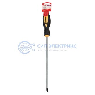 фото Отвертка крестовая PH3х250мм, двухкомпонентная рукоятка REXANT