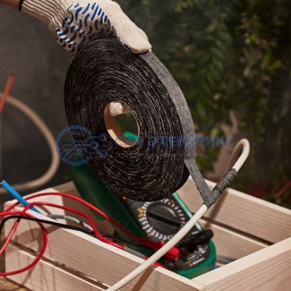 фото Изолента х/б 15х0,35 мм (ролик 50 м/500 г) (1-ПОЛ) REXANT