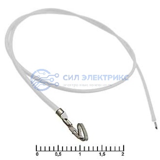 Разъем питания низковольтный HU 2,54 mm AWG26 0,3m white фото Разъем питания низковольтный HU 2,54 mm AWG26 0,3m white