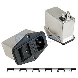 фото Фильтр сетевой DL-1DZ2KR 1A. 250V