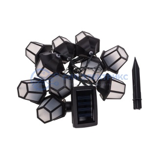 фото Гирлянда садовая Дэнлонг, 3000К, встроенный аккумулятор, солнечная панель, коллекция Пекин REXANT