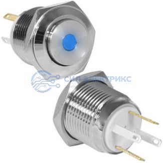 фото Кнопка антивандальная GQ16H-10D/JL/B/N off-(on)