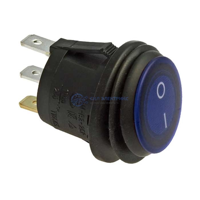 Клавишный переключатель SB040-12V BLUE, IP65, on-off, диаметр 20.2 мм, номинальное напряжение 12 В, ток 6 А фото Клавишный переключатель SB040-12V BLUE, IP65, on-off, диаметр 20.2 мм, номинальное напряжение 12 В, ток 6 А