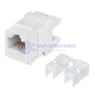 Модуль Keystone REXANT PRO Jack RJ-45(8P8C), UTP неэкранированный, категория 6, тип 180 градусов, белый фото Модуль Keystone REXANT PRO Jack RJ-45(8P8C), UTP неэкранированный, категория 6, тип 180 градусов, белый