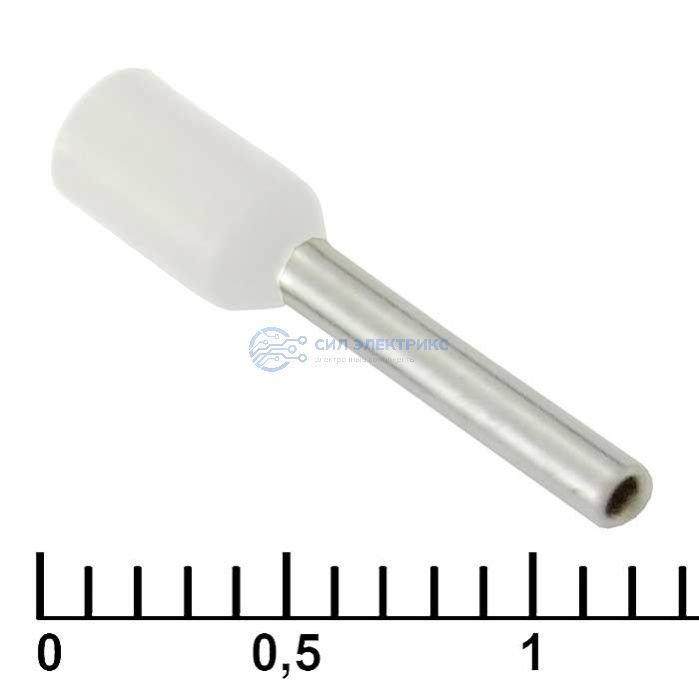 Наконечник на кабель DN00710 white (1.2x10mm) фото Наконечник на кабель DN00710 white (1.2x10mm)