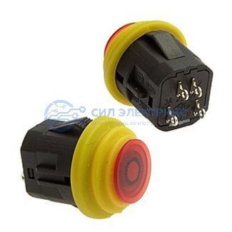 Кнопочный переключатель SB572 IP65 on-off ф16mm 3A/250V фото Кнопочный переключатель SB572 IP65 on-off ф16mm 3A/250V