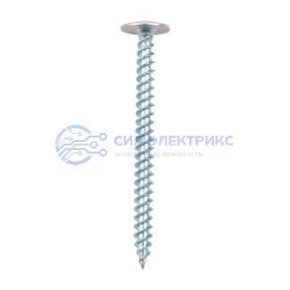 фото Саморез с прессшайбой ПШС острый 4,2х50, короб (200 шт/уп) KRANZ