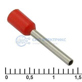 фото Наконечник на кабель DN00712 red (1.2x12mm)