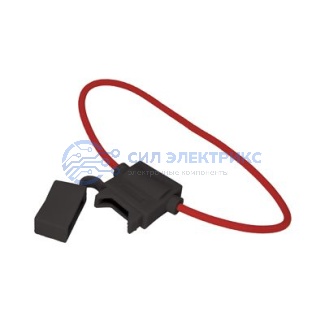 фото Держатель предохранителя типа стандарт прямоугольный черный REXANT