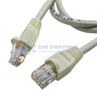 фото Кабель Патчкорд RJ45 1m белый