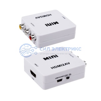 Конвертер HDMI на 3 RCA, пластик, белый REXANT фото Конвертер HDMI на 3 RCA, пластик, белый REXANT