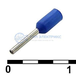 фото Наконечник на кабель DN00206 blue (0.75x6mm)