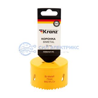 фото Коронка Bimetal 75 мм Kranz