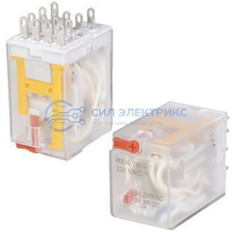 фото Реле REK 78/4-1, 12VDC, 10A, тип контактов: переключающий (SPDT), сила удержания: 90 г, рабочая температура: -40°C до +85°C