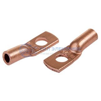 фото Наконечник медный ТМ 16-8-6 (16мм² - Ø8мм) (в упак 100шт), REXANT