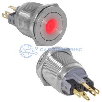 фото Кнопка антивандальная GQ22PF-11D/R/N on-(off)+off-(on)