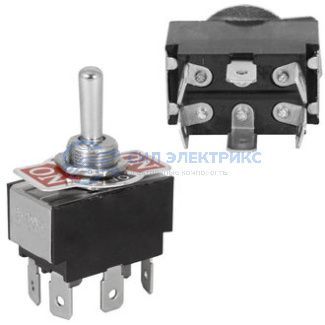 фото Тумблер KN3(B)-223P (on)-off-(on)