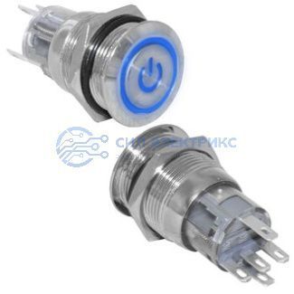 фото Кнопка антивандальная LAS2-AGQ-11ZET/B/N on-on