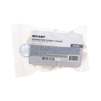 фото Коннектор Х-образный для светодиодной ленты SMD 10мм REXANT