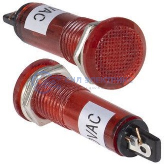 фото Лампочка неоновая в корпусе N-806-R 220V