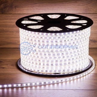 фото LED лента 220 В, 6.5x13 мм, IP67, SMD 5730, 60 LED/m, цвет свечения белый, 100 м