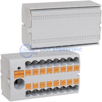 Колодка клеммная СМК 227G-8P фото Колодка клеммная СМК 227G-8P