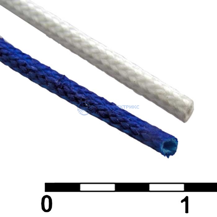 Трубка силиконовая ТКСП Ф2.0 blue 1200V фото Трубка силиконовая ТКСП Ф2.0 blue 1200V