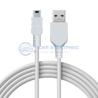 Кабель USB-mini USB/PVC/white/1,8m/REXANT фото Кабель USB-mini USB/PVC/white/1,8m/REXANT