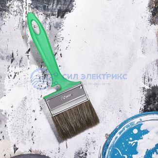 фото Кисть плоская «Работы по дереву» 70х12 мм REXANT