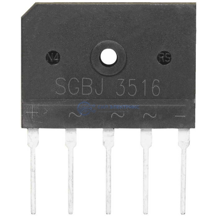 Диодный мост SGBJ3516 35A 1600V 3 phase фото Диодный мост SGBJ3516 35A 1600V 3 phase