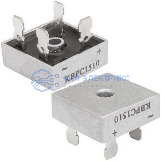 Диодный мост KBPC1510, 15 А, 1000 В, однофазный, корпус BR1510 фото Диодный мост KBPC1510, 15 А, 1000 В, однофазный, корпус BR1510