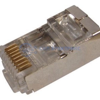 Разъем FTP RJ-45(8P8C), CAT 5e REXANT фото Разъем FTP RJ-45(8P8C), CAT 5e REXANT