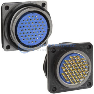 фото Разъем быстроразъемный FQ30-55pin ZK, кабельный, угловая вилка с байонетным соединением