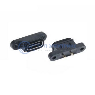 Переходник USB3.1 TYPE-C 24PF C IPX8-001 фото Переходник USB3.1 TYPE-C 24PF C IPX8-001