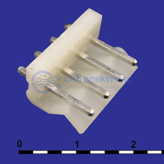 фото Разъем питания низковольтный MPW-04 шаг 5.08 mm, 4 контакта