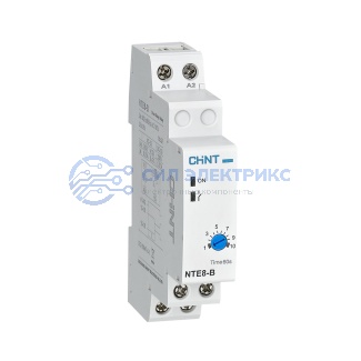 фото Реле времени NTE8-120B (задержка времени включения) 12-120с, 1 переключающий контакт, AC/DC24В (R)