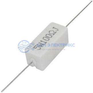фото Резистор мощный постоянный RX27-1, 100 Ом, 5 Вт, допуск 5%, серия SQP5