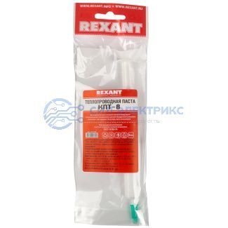Паста теплопроводная REXANT, КПТ-8, 5 мл, шприц фото Паста теплопроводная REXANT, КПТ-8, 5 мл, шприц