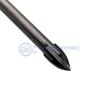 Сверло по стеклу и керамике 4 мм 4 грани шестигранный хвостовик Kranz фото Сверло по стеклу и керамике 4 мм 4 грани шестигранный хвостовик Kranz