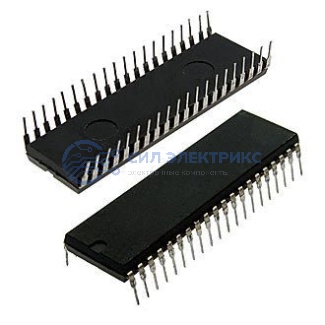 фото Микросхема КР580ВТ57, 5 В напряжение питания, 16 выводов, 10 МГц, рабочий диапазон температур от -40°C до +85°C