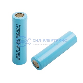 Аккумулятор Li-ion 18650 3.7V 2000 mAH 1 шт. PROconnect фото Аккумулятор Li-ion 18650 3.7V 2000 mAH 1 шт. PROconnect