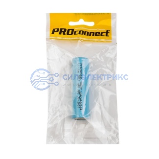 фото Аккумулятор Li-ion 18650 3.7V 2000 mAH 1 шт. PROconnect