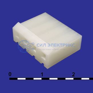 фото Разъем питания низковольтный MHU-04 шаг 5.08 mm + terminals