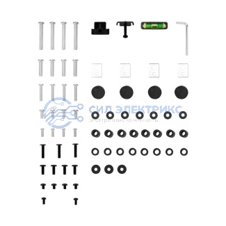 фото Стойка напольная с кронштейном для телевизора 32"-55", с дополнительной полкой для медиа-оборудования, серия Profi REXANT