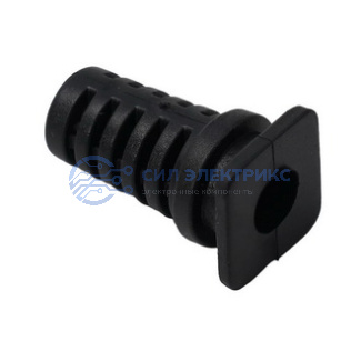 фото Втулка проходная 6.5х12х12х10х19х2 black