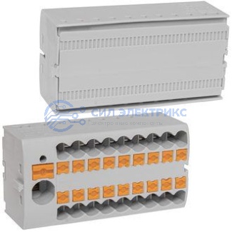 Колодка клеммная СМК 227G-9P фото Колодка клеммная СМК 227G-9P
