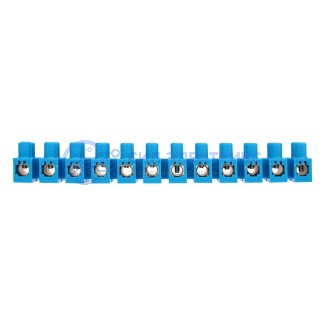 Клеммная винтовая колодка KВ-25 10-25, ток 60 A, полипропилен синий REXANT (10 шт./уп.) фото Клеммная винтовая колодка KВ-25 10-25, ток 60 A, полипропилен синий REXANT (10 шт./уп.)