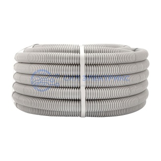 фото Труба гофрированная из ПВХ, с зондом, Ø32 мм REXANT