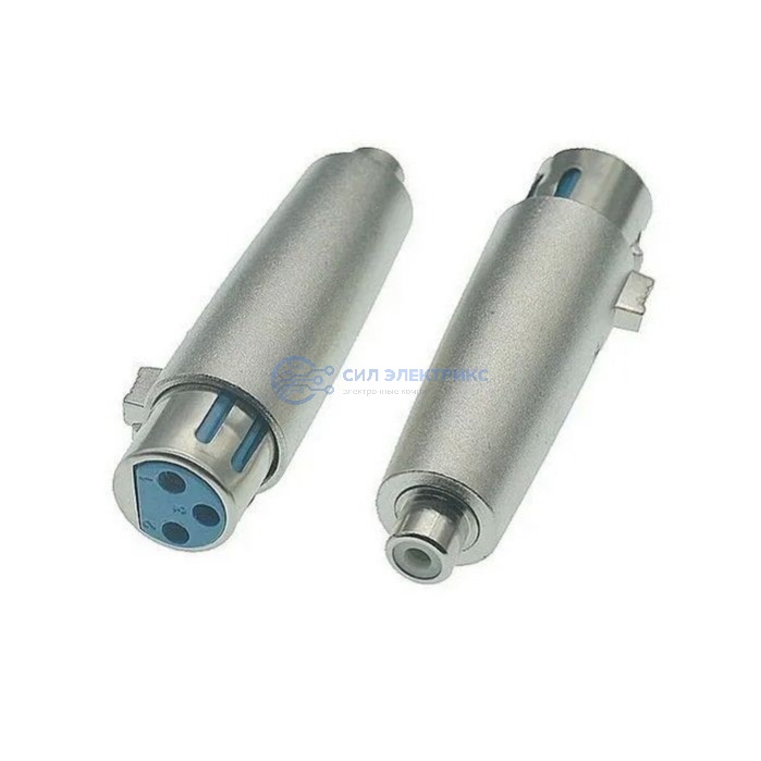 Разъем JD-489 / XLR 3P F-RCA F фото Разъем JD-489 / XLR 3P F-RCA F