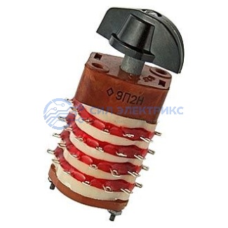 фото Переключатель П2Г3 9П2Н, 9 позиций, номинальное напряжение 250 В, ток 5 А